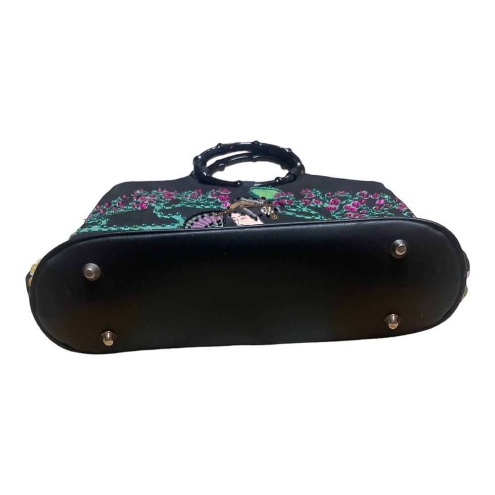 Prezzo Tote Pocketbook Asian style beaded sequins - Picture 7 of 7